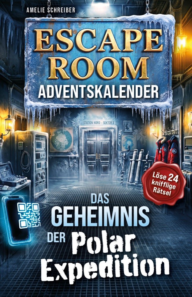 Cover: Escape Room Adventskalender – Das Geheimnis der Polarexpedition